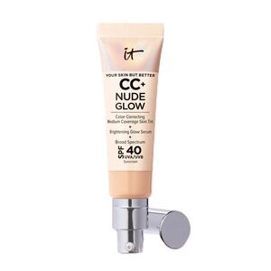IT Cosmetics CC+ Nude Glow Lightweight Foundation + Glow Serum with SPF 40